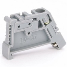 Ограничитель на DIN-рейку 1 винт пластик. Dekraft 32057DEK