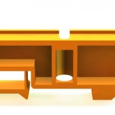 Изолятор для установки нулевой шины на DIN-рейке Dekraft 32250DEK