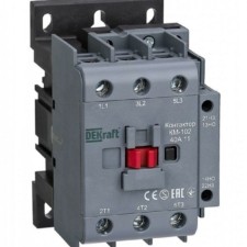 Контактор КМ-102 3п/40А 1НО+1НЗ 230В AC Dekraft 22006DEK