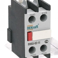 Приставка контактная ПК-03 лицев. доп. контакты 1НО+1НЗ Dekraft 24100DEK
