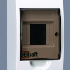 Корпус ЩРнп 4мод. 20х11х9 IP41 пласт. Dekraft 31008DEK