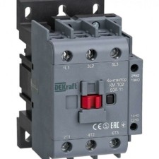 Контактор КМ-102 3п/50А 1НО+1НЗ 230В AC Dekraft 22007DEK