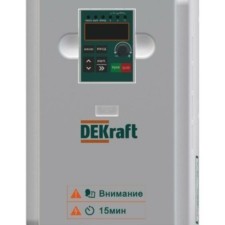 Преобразователь частоты DEKV060 7.5кВт 380В 3ф с торм. модулем Dekraft DEKV060G7R5T4B