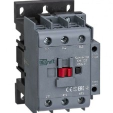 Контактор КМ-102 3п/65А 1НО+1НЗ 230В AC Dekraft 22008DEK