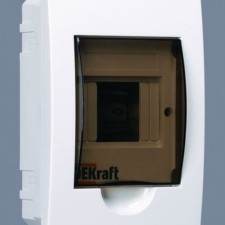 Корпус ЩРвп 4мод. 22х13х9 IP41 пласт. Dekraft 31001DEK