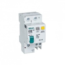 Выключатель АВДТ 2п C 16А 30мА тип AC ДИФ-101 с защитой от сверхтоков Dekraft 15157DEK