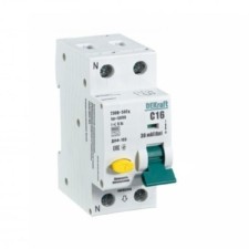 Выключатель АВДТ 1Р+N 16А 30мА тип A С ДИФ-103 6кА Dekraft 16229DEK
