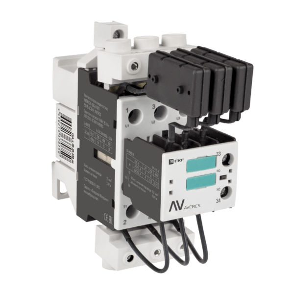 Контактор для конденсатора КМЭК 25 кВАр 230В 1NО EKF AVERES