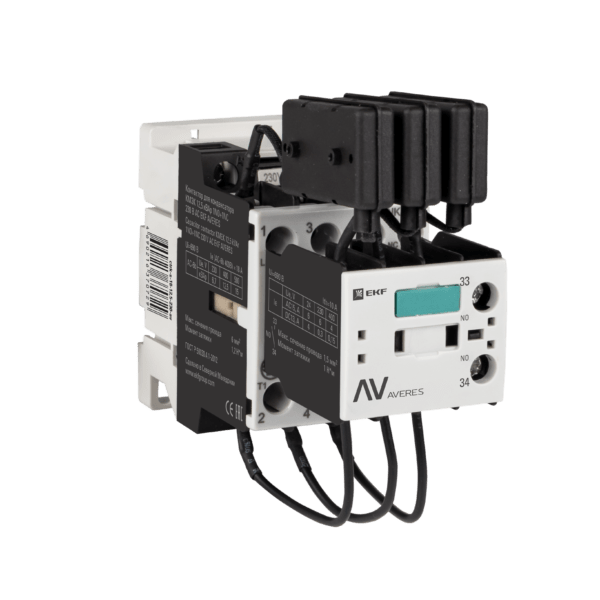Контактор для конденсатора КМЭК 15 кВАр 230В 1NО+1NC EKF AVERES