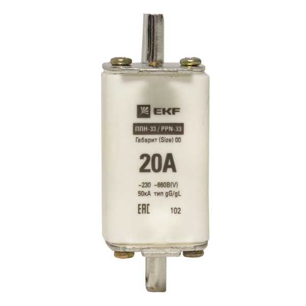Плавкая вставка ППН-33 160/ 20А габарит 00 EKF PROxima — изображение 3