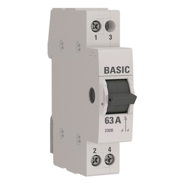 Трехпозиционный переключатель 1P 63А EKF Basic