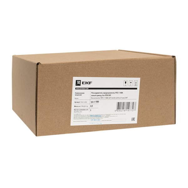 Разъединитель-предохранитель РПС-1 100А левый привод, без ППН EKF Basic — изображение 2