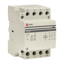 Контактор модульный КМ 40А 2NО+2NC (3 мод,) EKF PROxima
