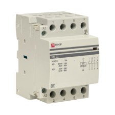 Контактор модульный КМ 32А 4NО (3 мод,) 24В АС EKF PROxima