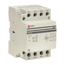 Контактор модульный КМ 63А 4NC (3 мод,) EKF PROxima