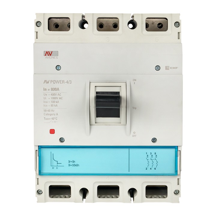 Автоматический выключатель AV POWER-4/3 800А 35kA TR — изображение 2