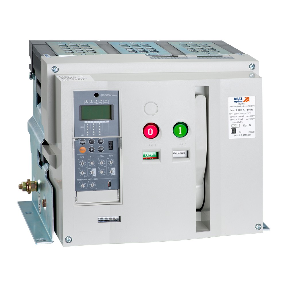 Выключатель ВА OptiMat A-2500-S4-3P-100-F-MR8.0-B-C2200-M2-P00-S1-06