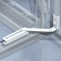 Ограничитель угла открытия двери, 90 гр, для прозрачных дверей Ш=800,1000мм