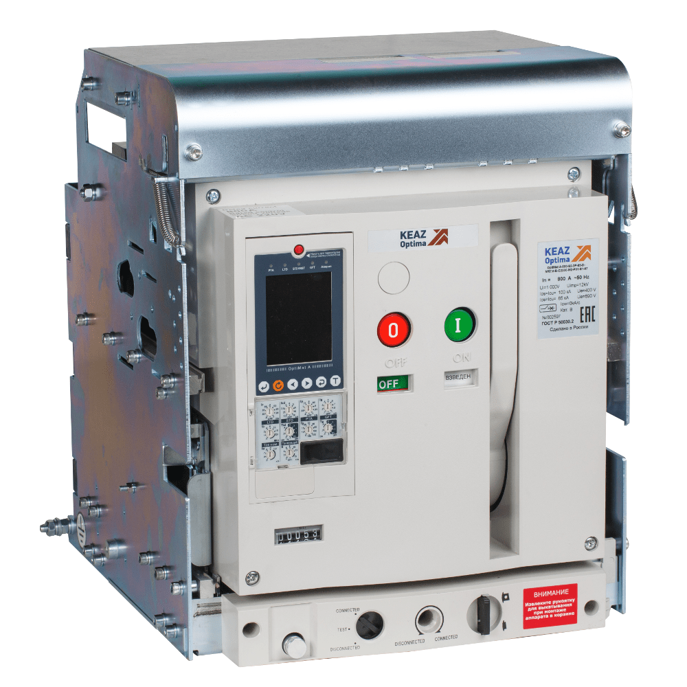 Выключатель ВА OptiMat A-4000-S4-3P-100-D-MR8.1-B-C2200-M2-P05-S1-06