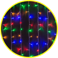 Гирлянда 61 860 NGF-C01-288RGBY-8-1.5×1.5m-230-C8-TR-IP20 Navigator 61860