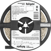 Лента светодиодная 71 766 NLS-5050CW30-7.2-IP20-12V R5 7.2Вт/м (уп.5м) Navigator 71766