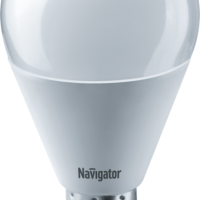 Лампа СДЛ 61 334 NLL-G45-8.5-230-4K-E14 8.5Вт шар матовая 4000К нейтр. бел. E14 680Лм 176-264В NAVIGATOR 61334