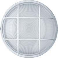 Светильник ЛОН 94 803 NBL-R2-60-E27/WH 1х60Вт E27 IP54 (аналог НПБ 1302 бел. круг с решеткой 60Вт) Navigator 94803