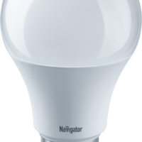Лампа СДЛ 61 475 NLL-A60-10-12/24-4K-E27 10Вт грушевидная матовая 4000К нейтр. бел. E27 800Лм 12-24В низковольтная NAVIGATOR 61475