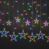 Гирлянда 93 678 NGF-D025-01 (бахрома звезды RGBY 138 2.5х0.6м IP20 TR) Navigator 93678