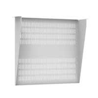 Полка перфор,консольная 2U (глубина 400)