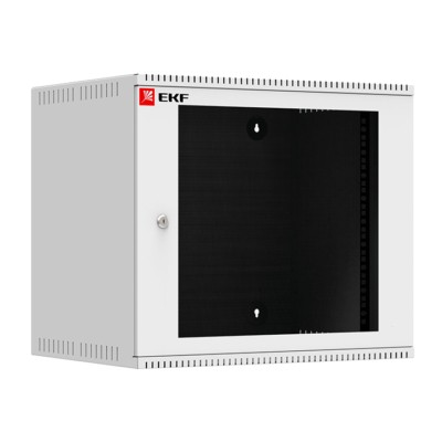 Шкаф телекоммуникационный настенный 9U (600х450) дверь стекло, Astra серия EKF PROxima