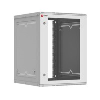 Шкаф телекоммуникационный настенный разборный 15U (600х650) дверь стекло, Astra серия EKF PROxima