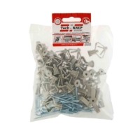 Дюбель для гипсокартона “бабочка” 10х50 с сам. 4х60 (уп.40шт) пакет Tech-Krep 126702