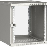 Шкаф LINEA WE 12U 600х600мм дверь стекло сер. ITK LWE3-12U66-GF