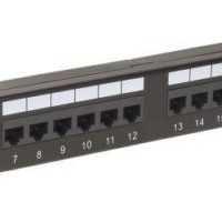 Патч-панель 1U кат.6 UTP 24 порта (Dual IDC) ITK PP24-1UC6U-D05