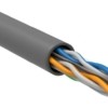 Кабель витая пара U/UTP кат.6 4х2х23AWG solid CU LSZH сер. (м) ITK LC1-C604-121