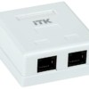 Розетка ПК 2-м ОП RJ45 кат.5E UTP ITK CS2-1C5EU-22