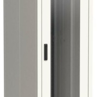 Шкаф сетевой 19дюйм LINEA N 42U 600х1000мм стеклянная передняя дверь задняя перфорированная сер. ITK LN35-42U61-GP