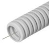 Гофротруба ПВХ для кабеля d16мм с протяжкой/зондом серая 100м PR.031600