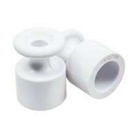 Изолятор ОП пластик бел. (уп.100шт) Bironi B1-551-21-100