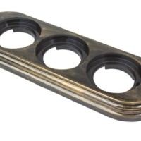 Рамка 3-м ретро пластик бронз. Bironi BF1-630-25