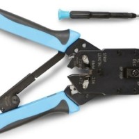 Инструмент HT-2008AR обжимной для RJ45 RJ12 RJ11 (8P8C 6P6C 4P4C) проф. с храповым механизмом Hyperline 35549