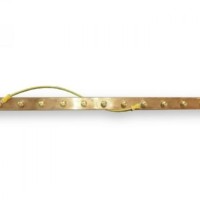 Шина заземления 19дюймов 482мм TGRD-19 медн. Hyperline 29826