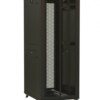 Шкаф напольный TTR-4261-DD-RAL9005 19дюйм 42U 2055х600х1000мм перед. и зад. распашные перфор. двери (75%) ручка с замком черн. (RAL 9005) разобран. Hyperline 425183
