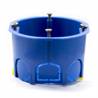 Коробка КМЭУ для полых стен с пластмассовыми лапками УПп 68/45.1.2. Uplast 020-011