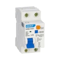 Выключатель АВДТ 1п+N C 10А 30мА электрон. тип AC 4.5кА NXBLE-63Y (R) CHINT 105541