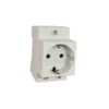 Розетка AC 30-111 с/з контактом на DIN-рейку (R) CHINT 775001