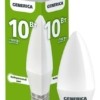 Лампа СДЛ C35 10Вт свеча 4000К E27 230В IEK Generica LL-C35-10-230-40-E27-G