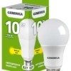 Лампа СДЛ A60 10Вт грушевидная 3000К E27 230В IEK Generica LL-A60-10-230-30-E27-G