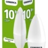 Лампа СДЛ C35 10Вт свеча 4000К E14 230В IEK Generica LL-C35-10-230-40-E14-G